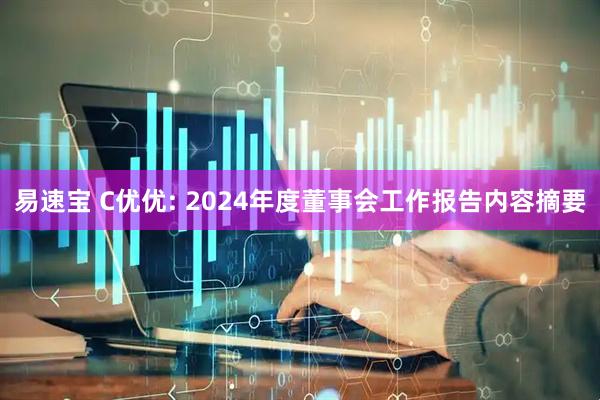 易速宝 C优优: 2024年度董事会工作报告内容摘要