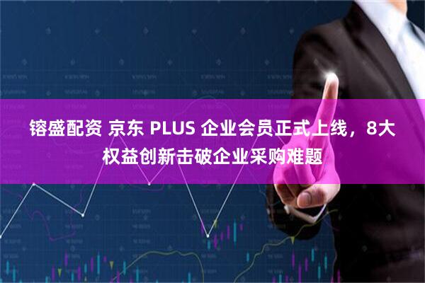 镕盛配资 京东 PLUS 企业会员正式上线,8大权益创新击破企业采购难题